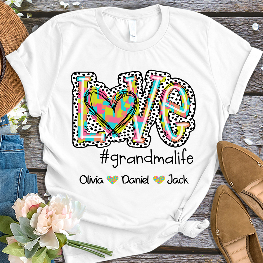 Love grandma life trend holiday T-Shirt