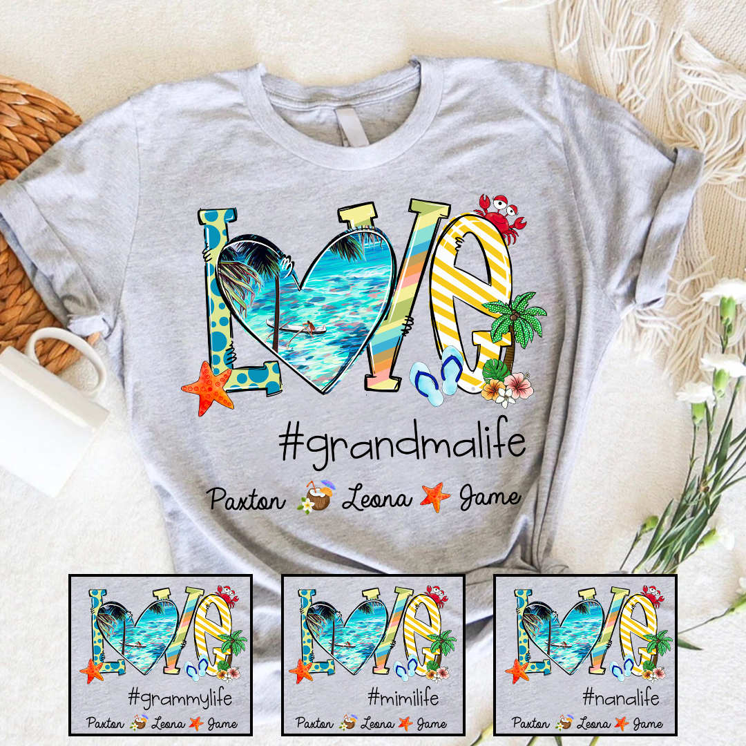 Love Grandma Life Summer CTH01