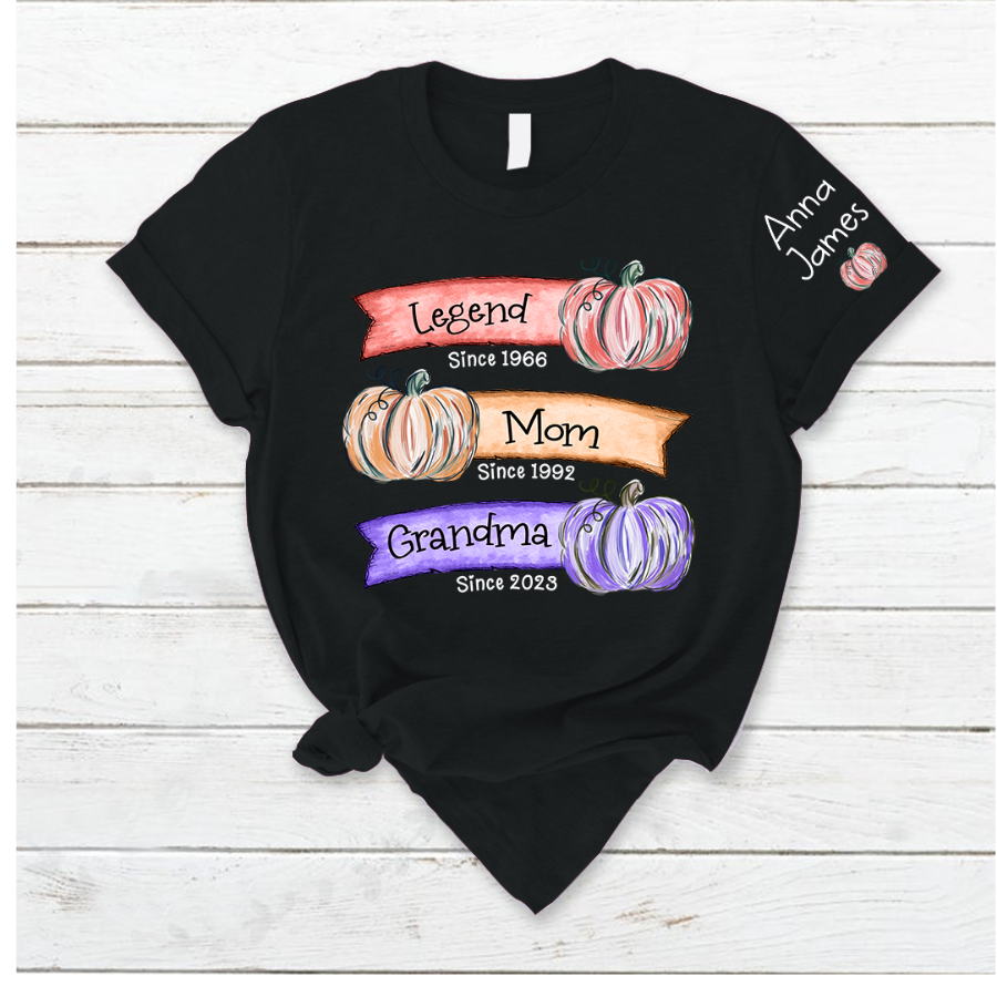 Legend Mom Grandma And Grandkids T-Shirt