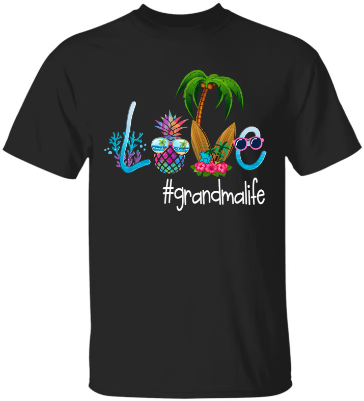 Love Summer Grandma Life T-Shirt