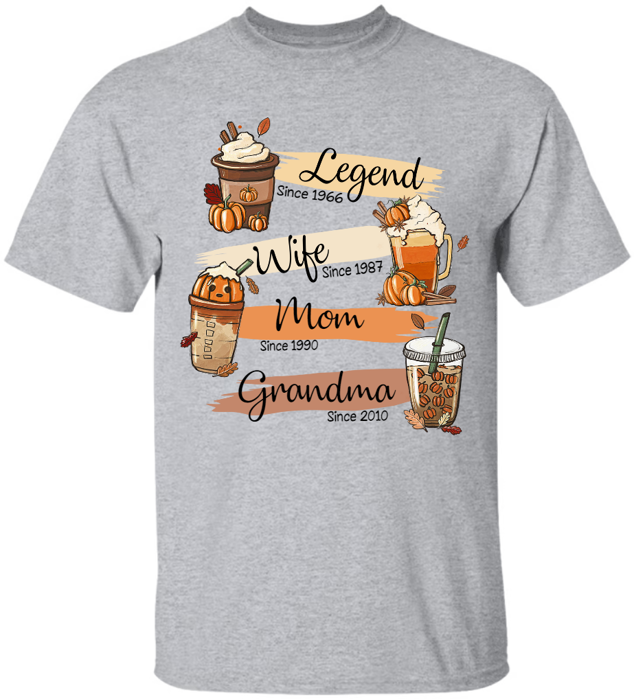 Legend Wife Mom Grandma Est T-Shirt