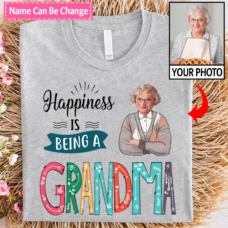 Mother's Day Shirt, Grandma Mimi Nana Custom Photo CTH01