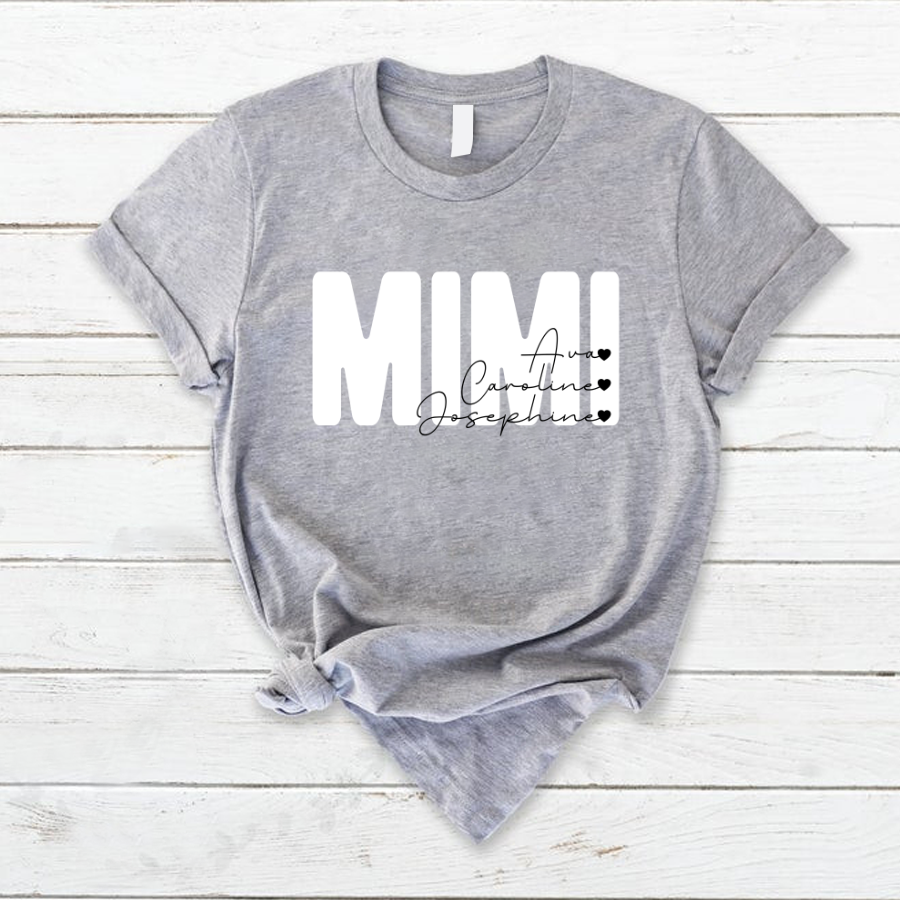 Mimi And Grandkids, Gift For Grandma TH T-Shirt