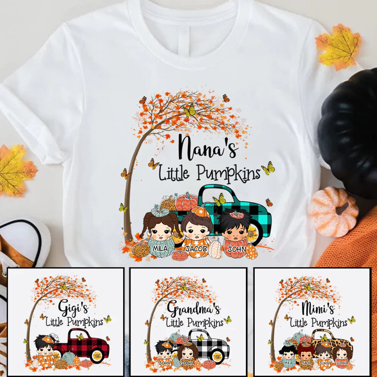 Nana's Little Pumpkins And Grandkids CTH01 T-Shirt
