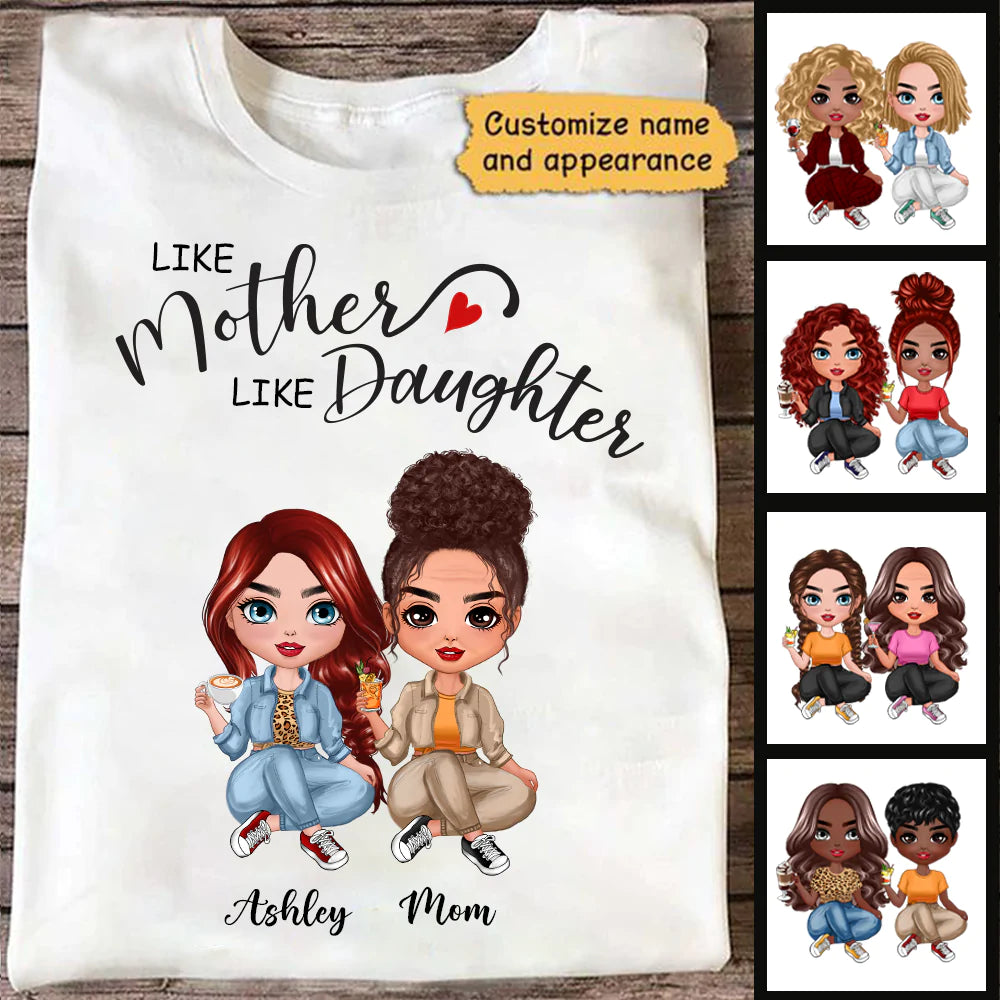 Mother And Daughter Shirt, Mother's Day Gift CTH01