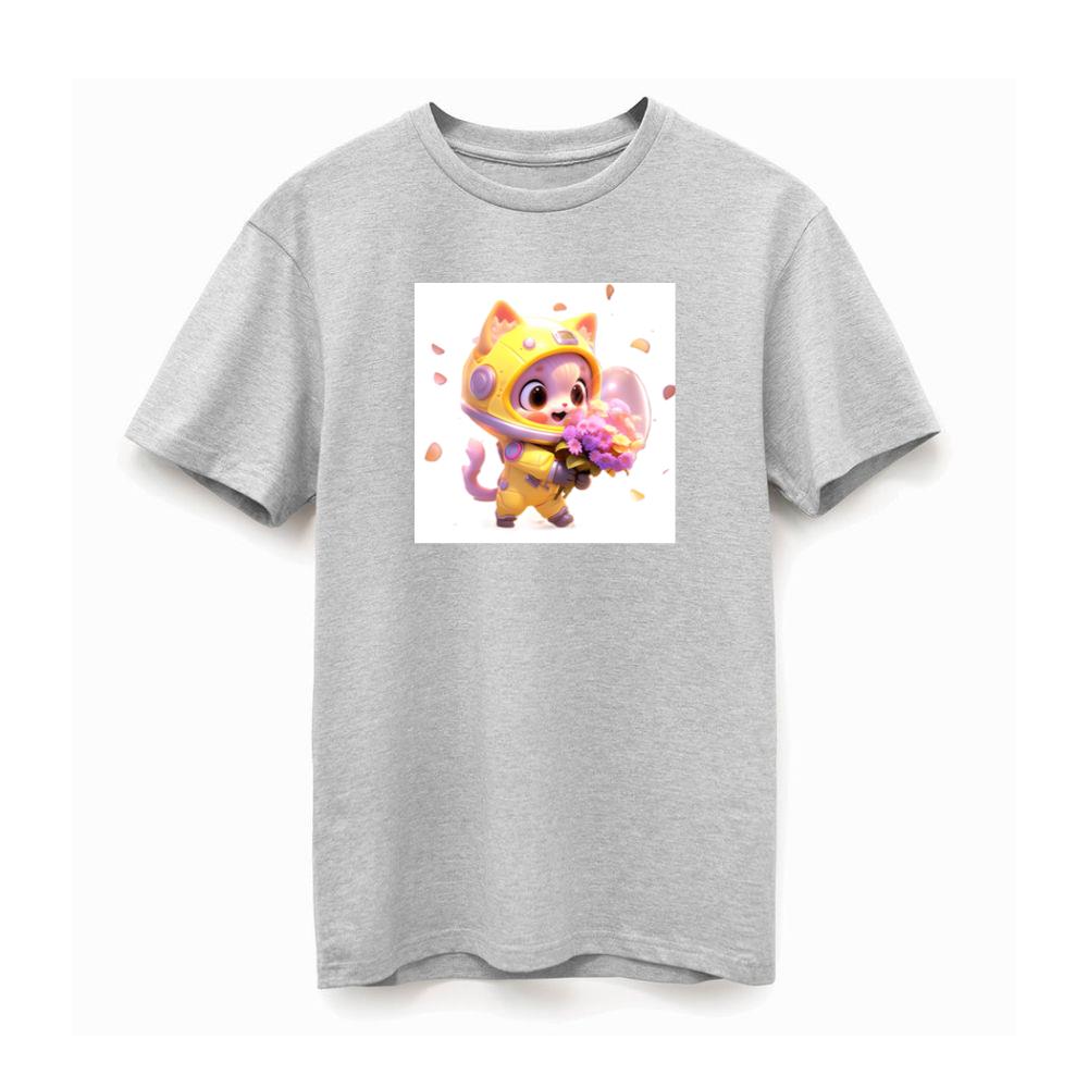 3D Kitty in Space TShirts Britishtransit