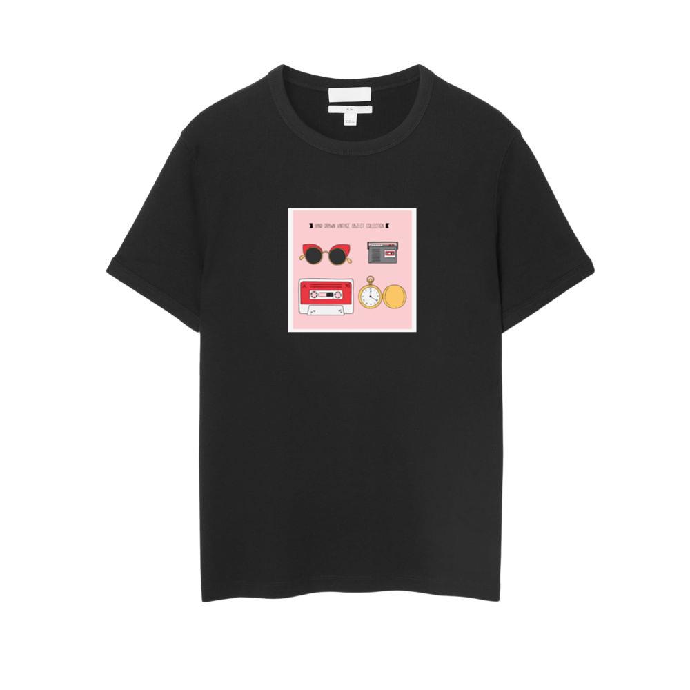 90s Objects with Hand Drawn Style T-Shirts