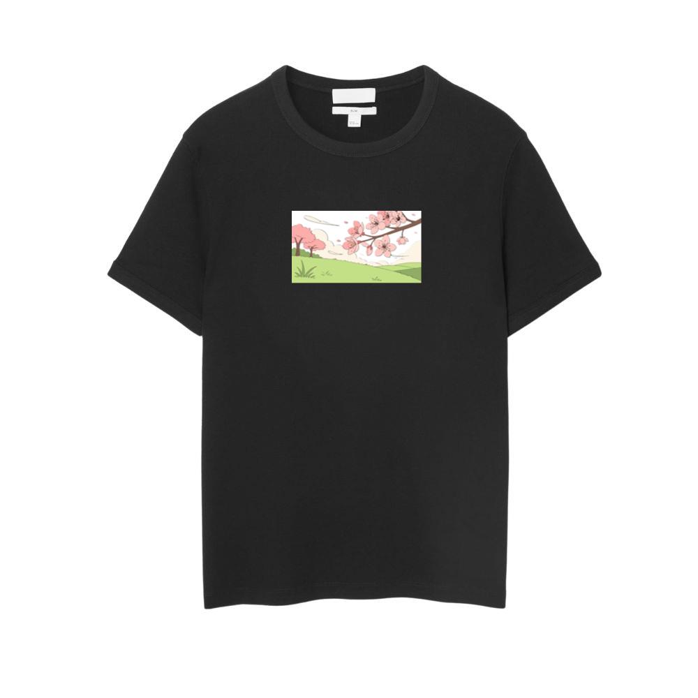 A Bloom in Green and Sky T-Shirts