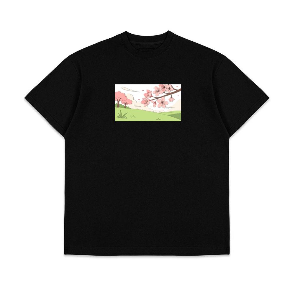 A Bloom in Green and Sky T-Shirts