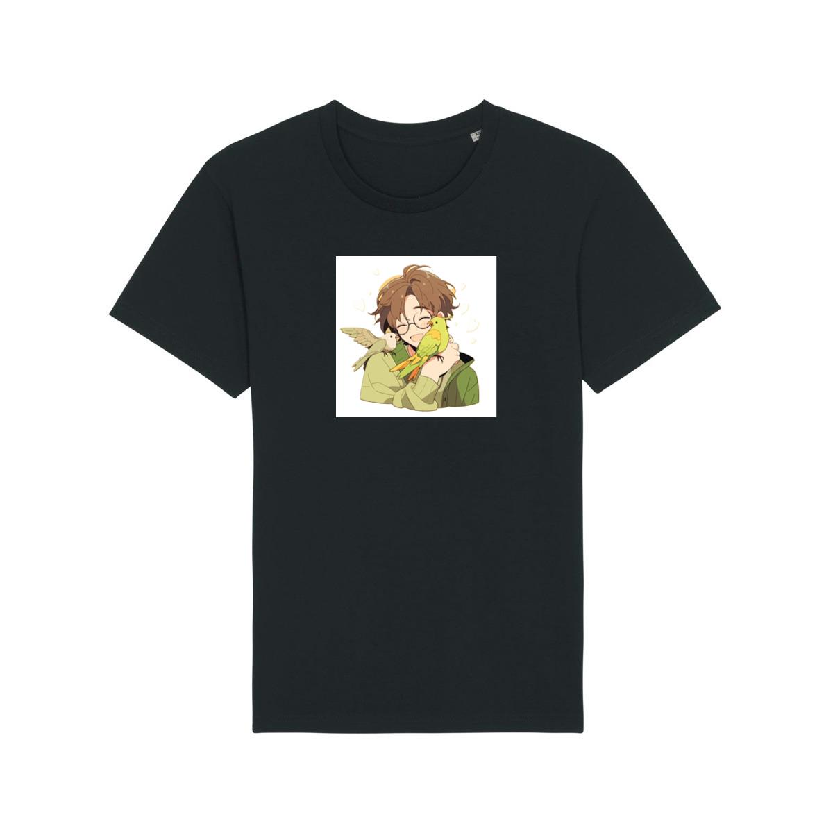 A Boy and His Birds in a Warm Embrace T-Shirts