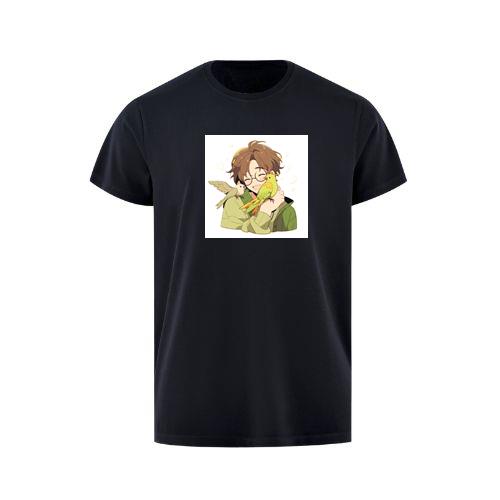 A Boy and His Birds in a Warm Embrace T-Shirts