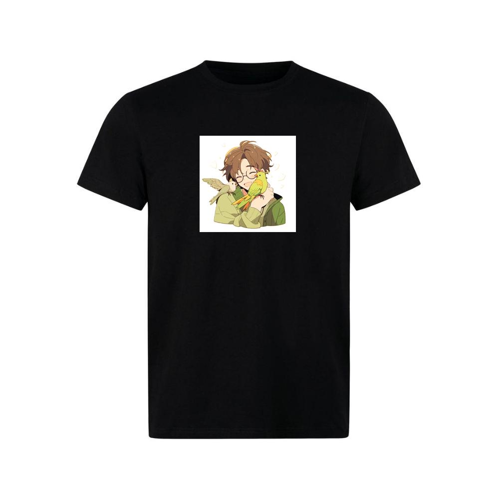 A Boy and His Birds in a Warm Embrace TShirts Muckyknees