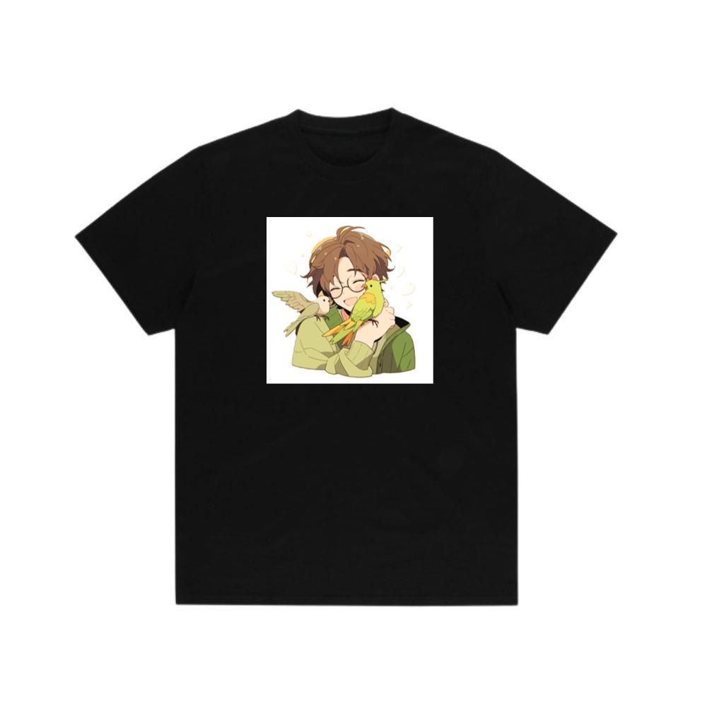 A Boy and His Birds in a Warm Embrace TShirts Hushheroes