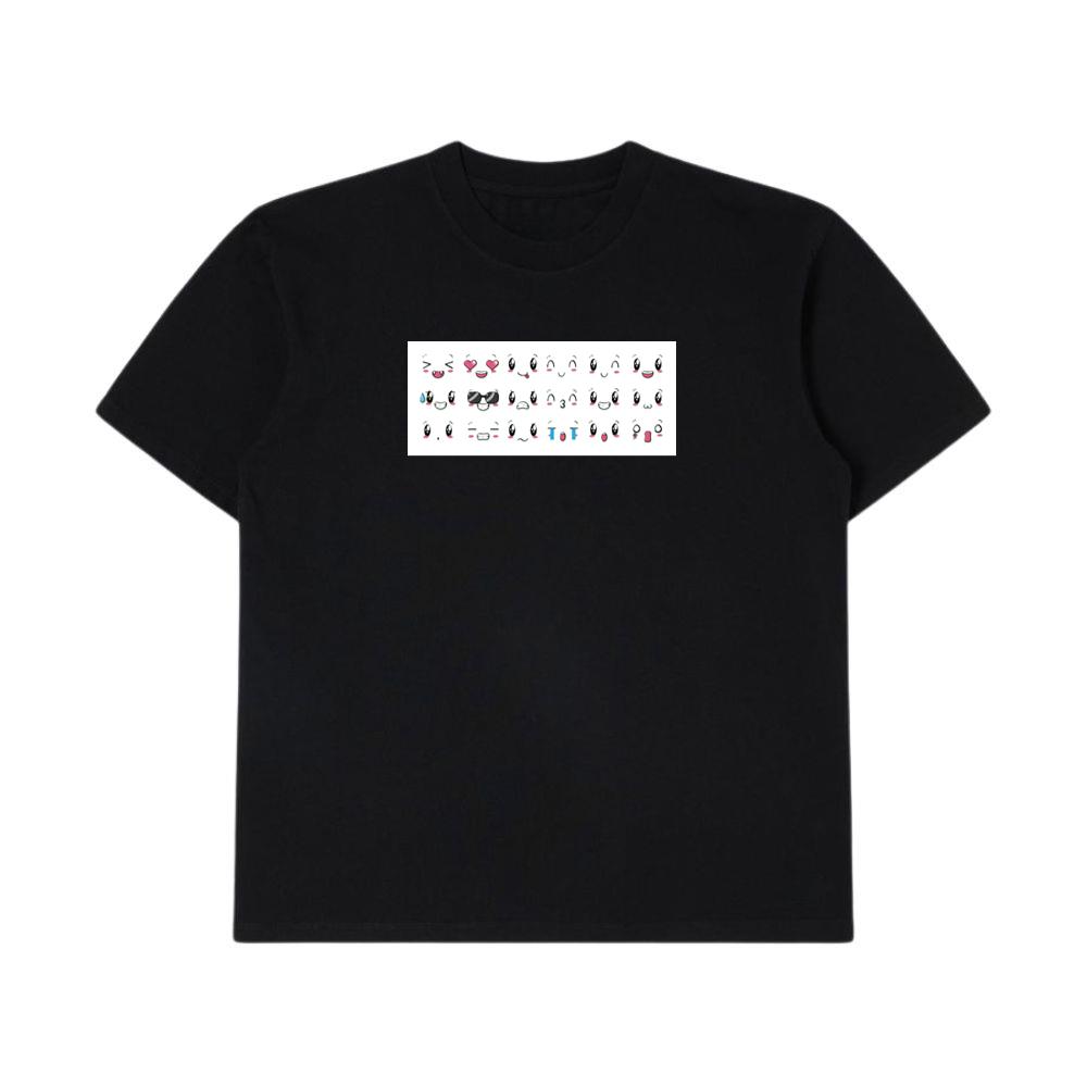 A Cartoon Face Collection of Cute and Crazy T-Shirts