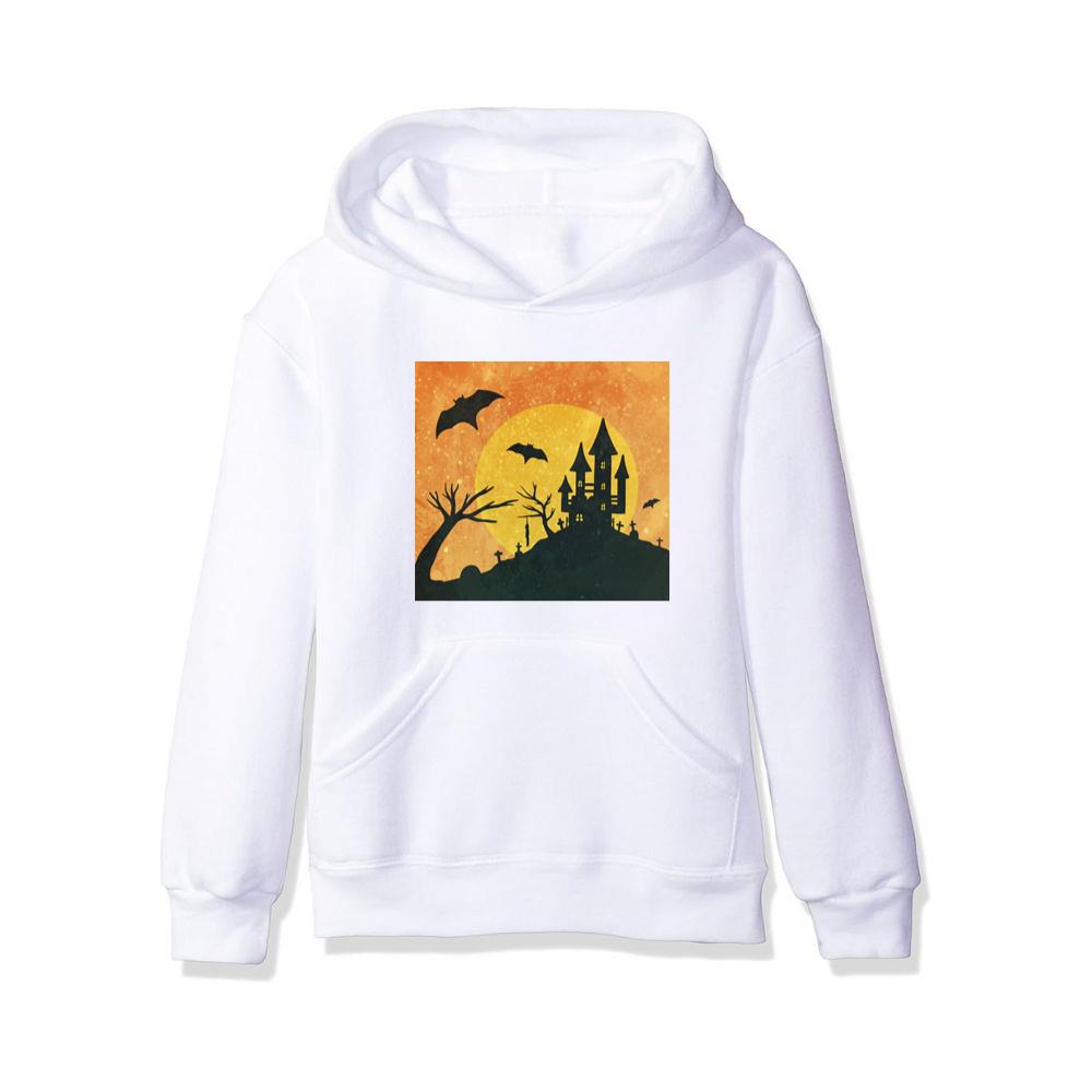 A Castle of Shadows in a Moonlit Midnight Hoodies