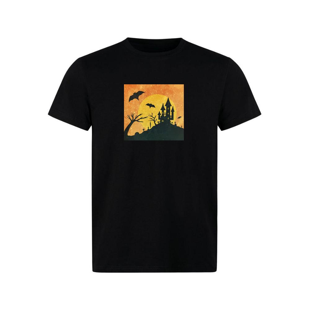 A Castle of Shadows in a Moonlit Midnight TShirts Muckyknees