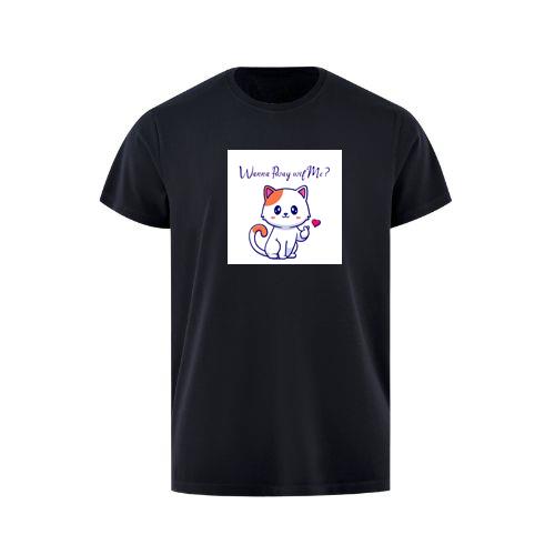 A Cat's Adorable Appeal for Fun and Games T-Shirts