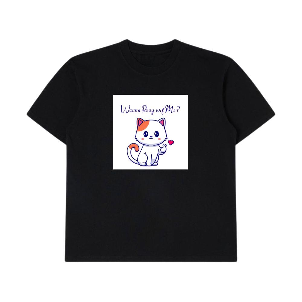 A Cat's Adorable Appeal for Fun and Games T-Shirts