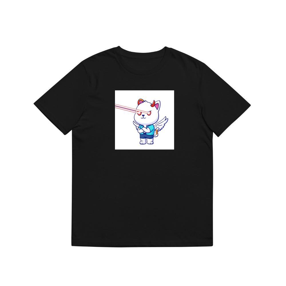 A Cat's Angelic Demeanor with Devilish Destruction T-Shirts