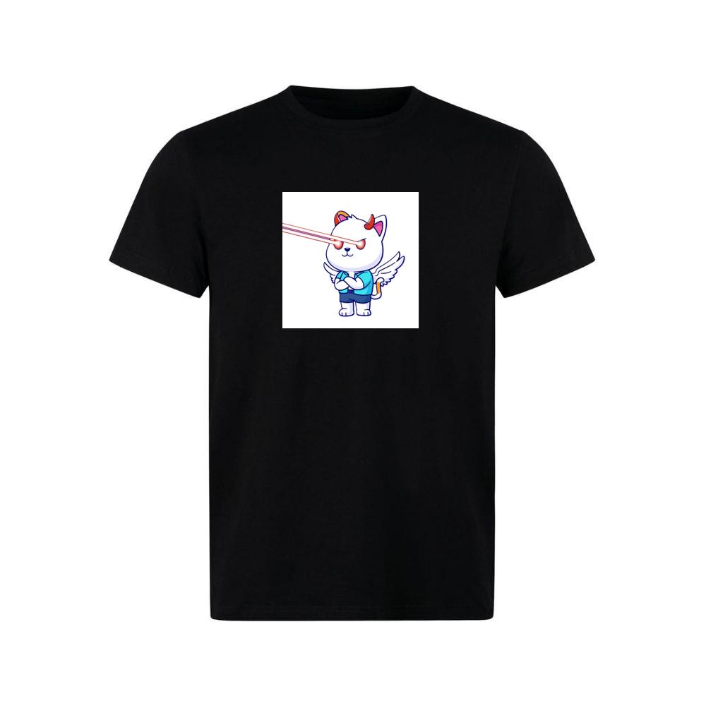 A Cats Angelic Demeanor with Devilish Destruction TShirts Muckyknees