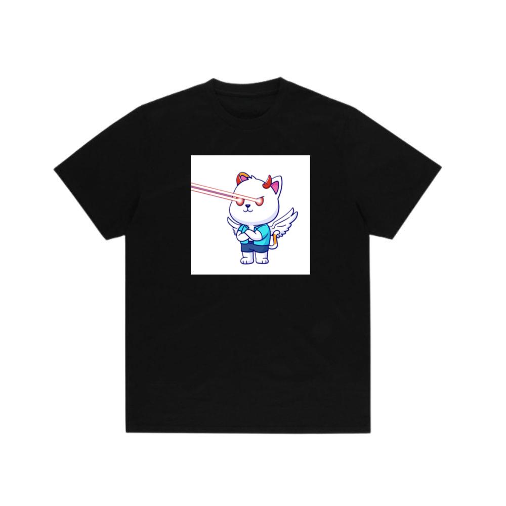 A Cats Angelic Demeanor with Devilish Destruction TShirts Hushheroes