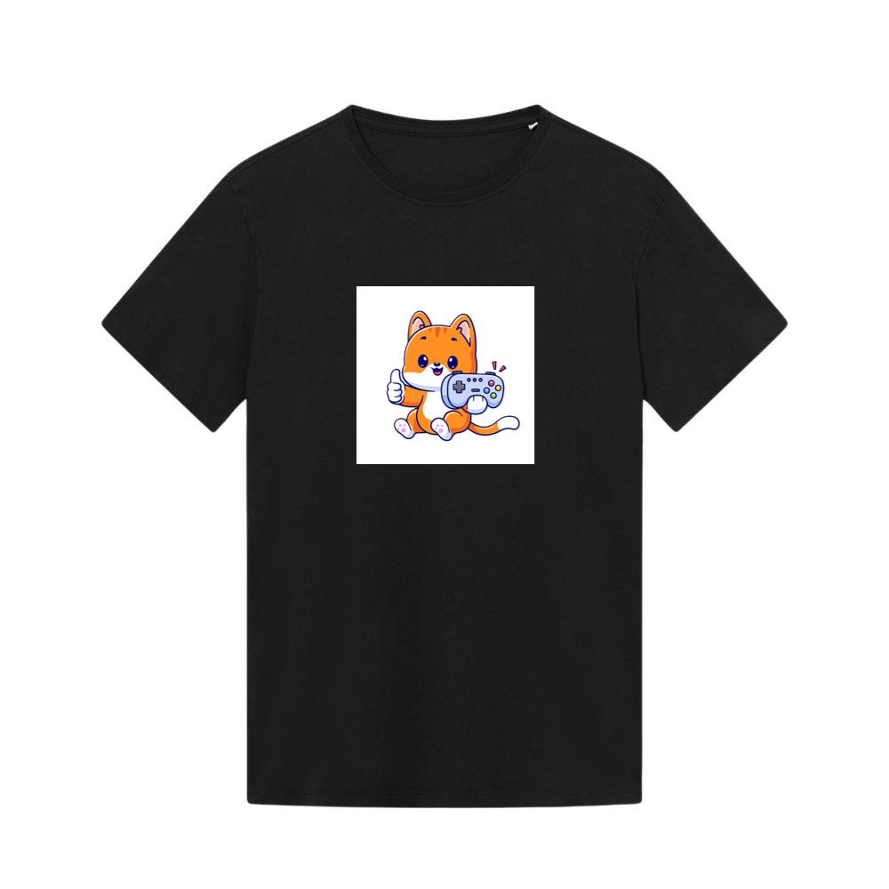 A Cat's Gaming Triumph with a Thumbs Up T-Shirts
