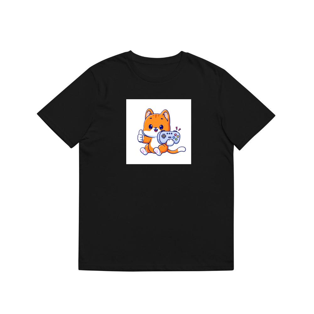 A Cat's Gaming Triumph with a Thumbs Up T-Shirts