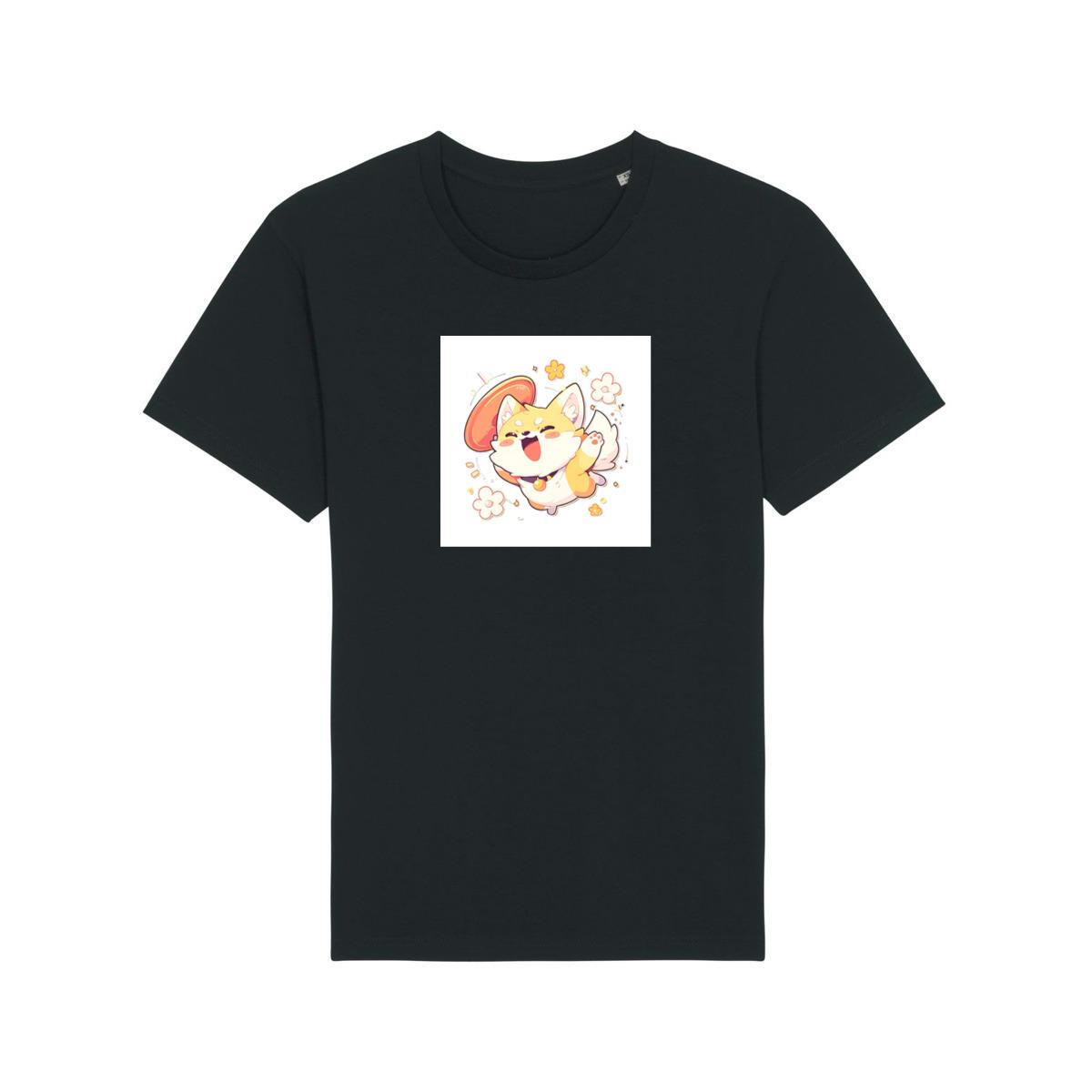 A Chibi Fox's Joyful Leap T-Shirts