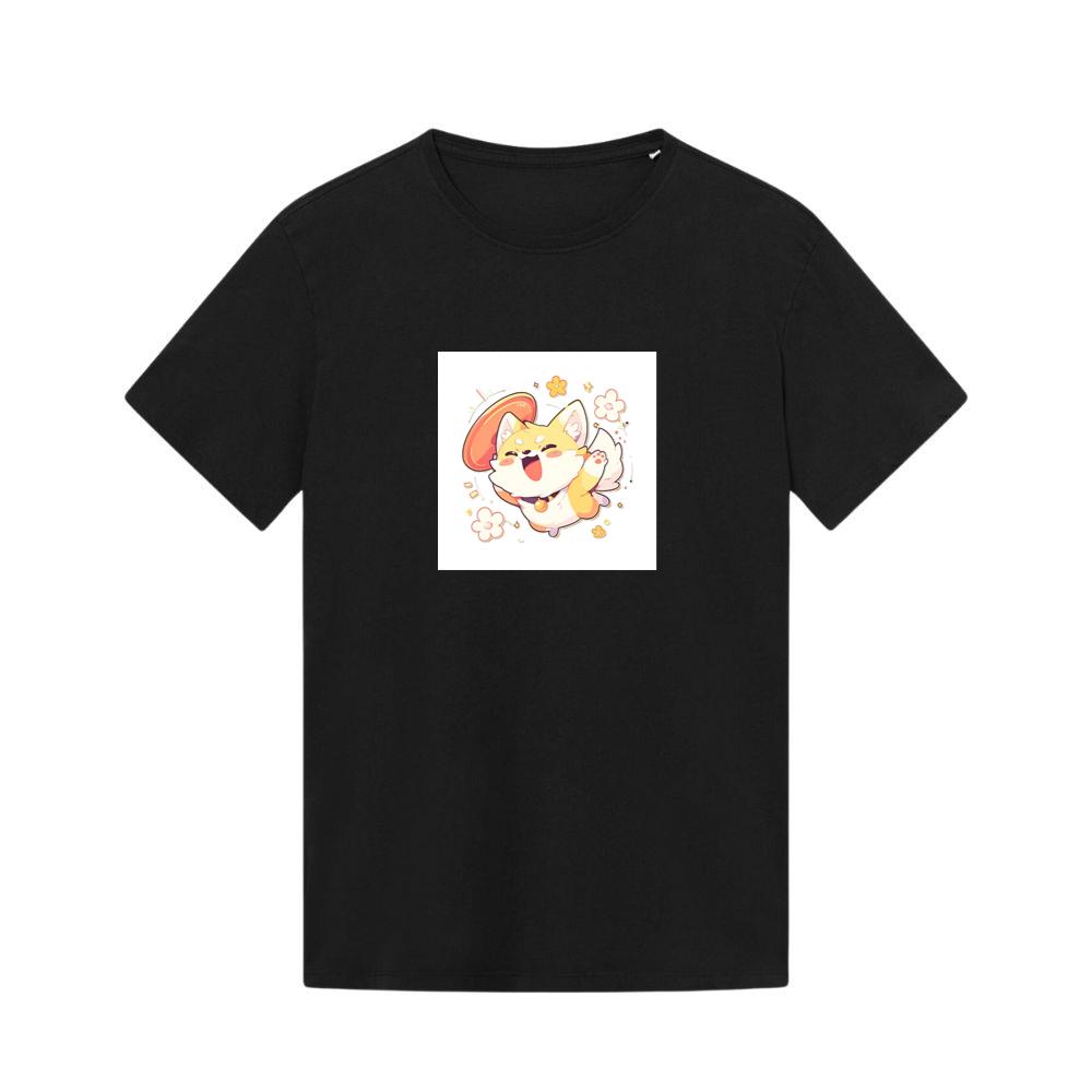 A Chibi Fox's Joyful Leap T-Shirts