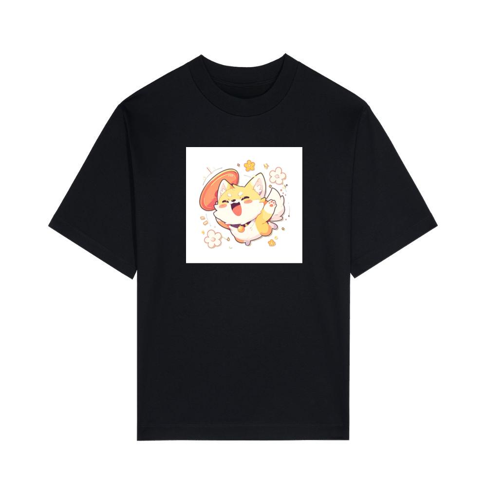 A Chibi Fox's Joyful Leap T-Shirts