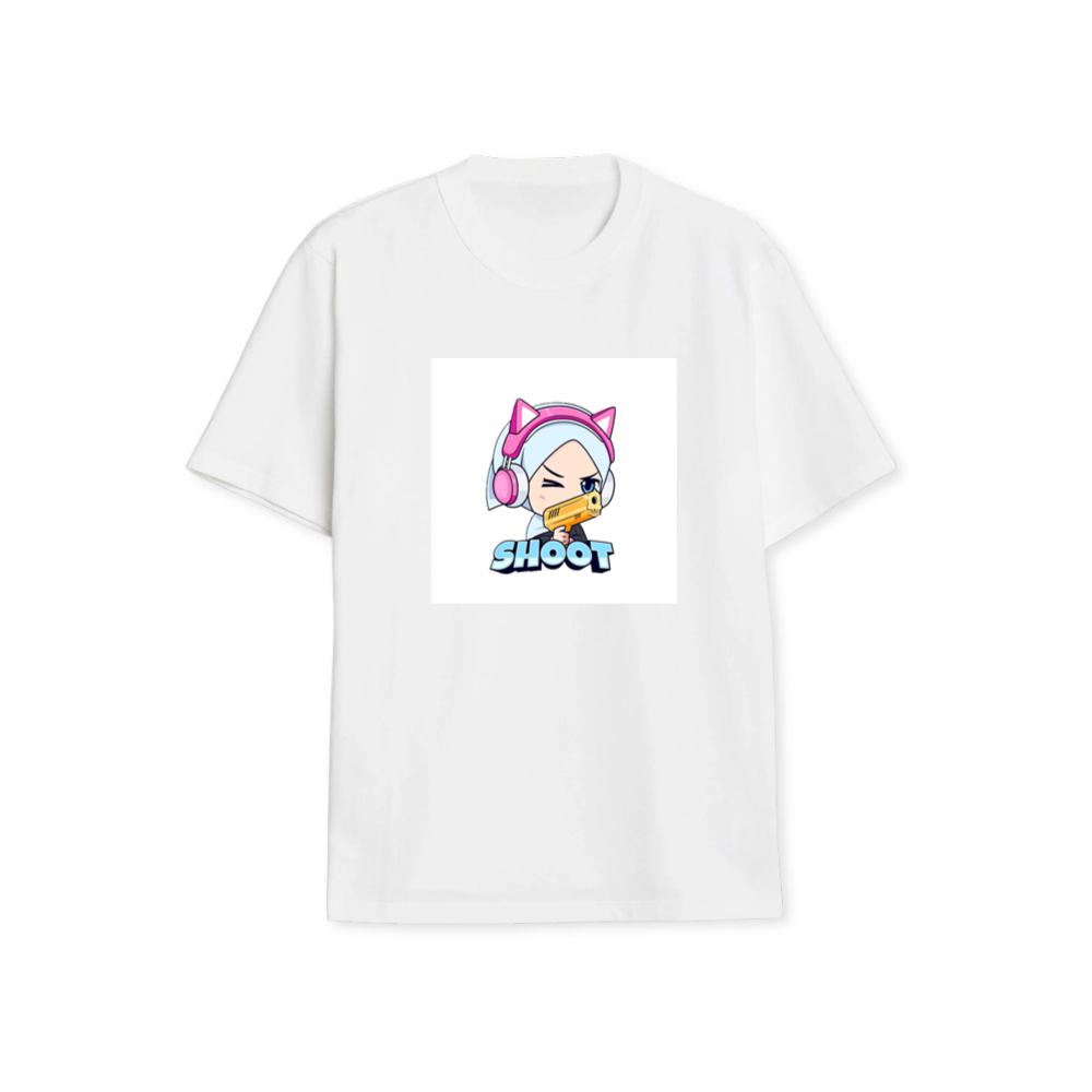 A Chibi Heroine with a Headset and a Mission T-Shirts