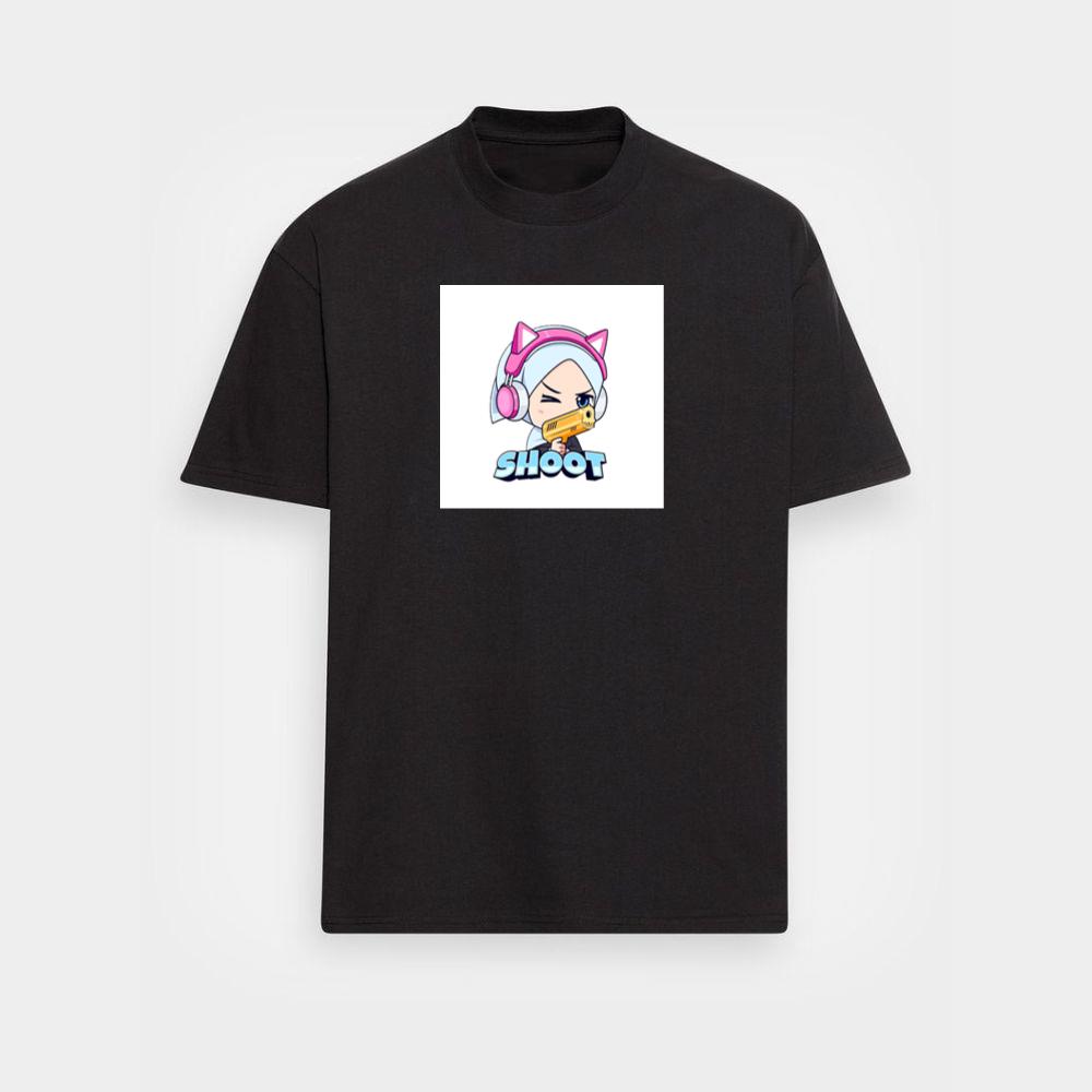A Chibi Heroine with a Headset and a Mission T-Shirts