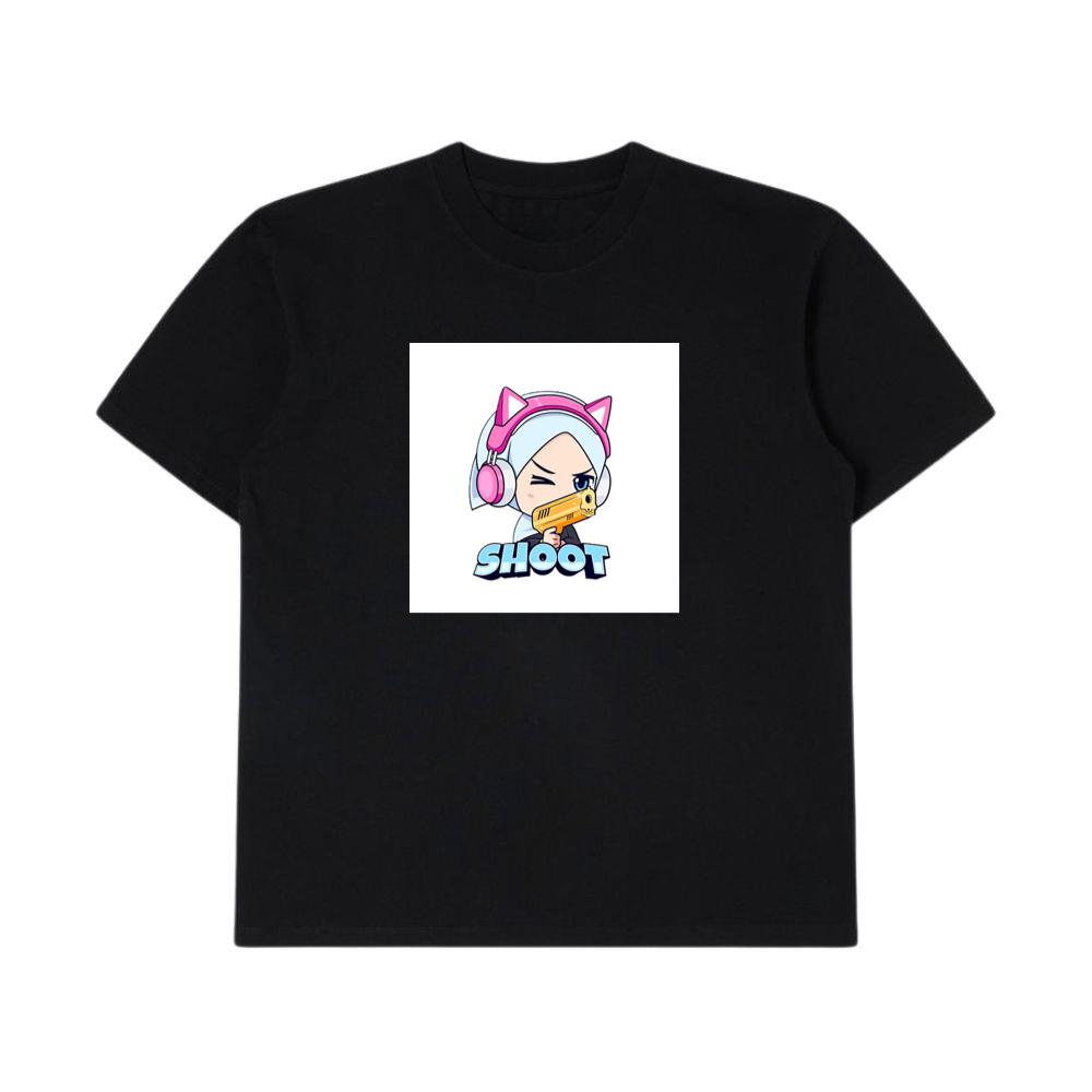 A Chibi Heroine with a Headset and a Mission T-Shirts