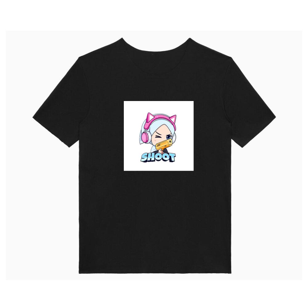 A Chibi Heroine with a Headset and a Mission T-Shirts