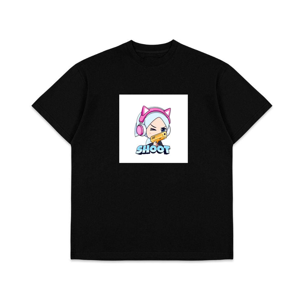A Chibi Heroine with a Headset and a Mission T-Shirts