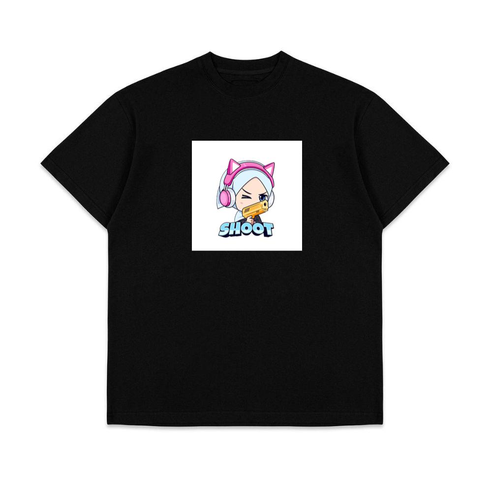 A Chibi Heroine with a Headset and a Mission T-Shirts