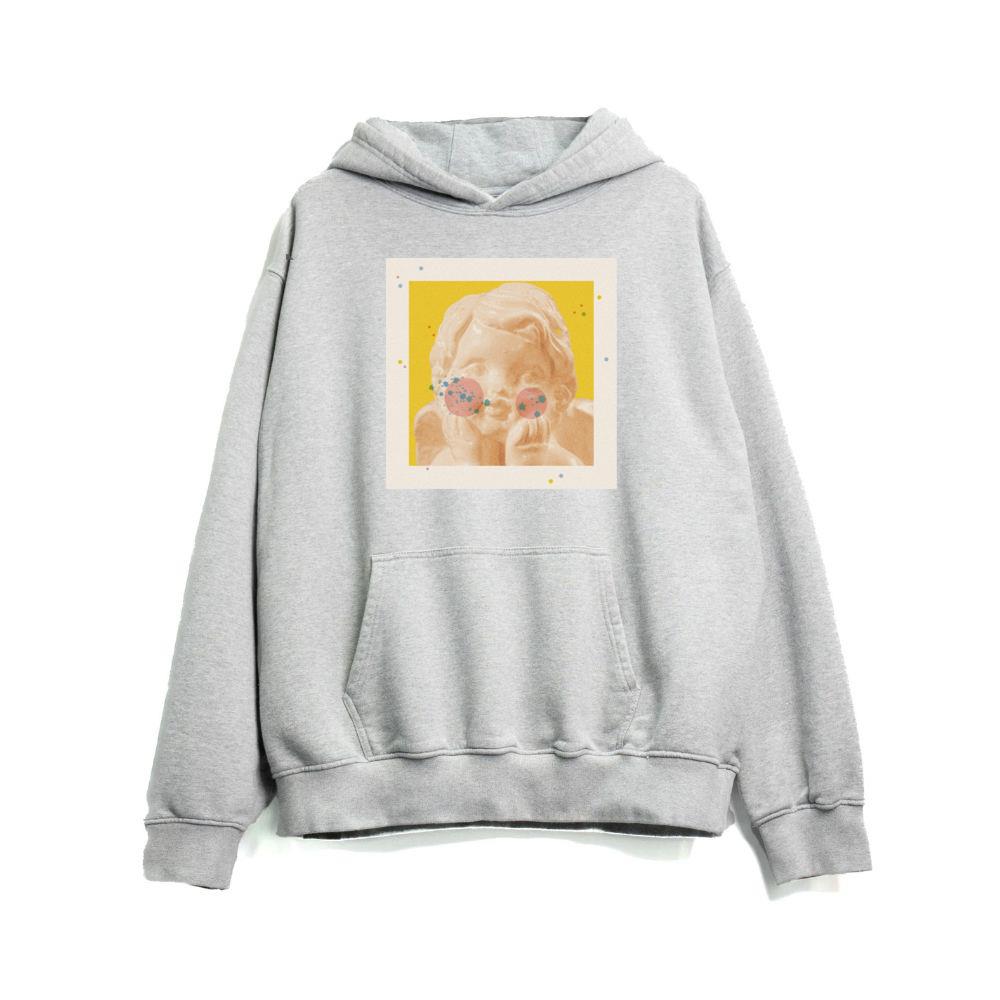 A Classical Sculpture with Color Spheres and Dots in a Surreal Arrangement Hoodies Bestbearshop