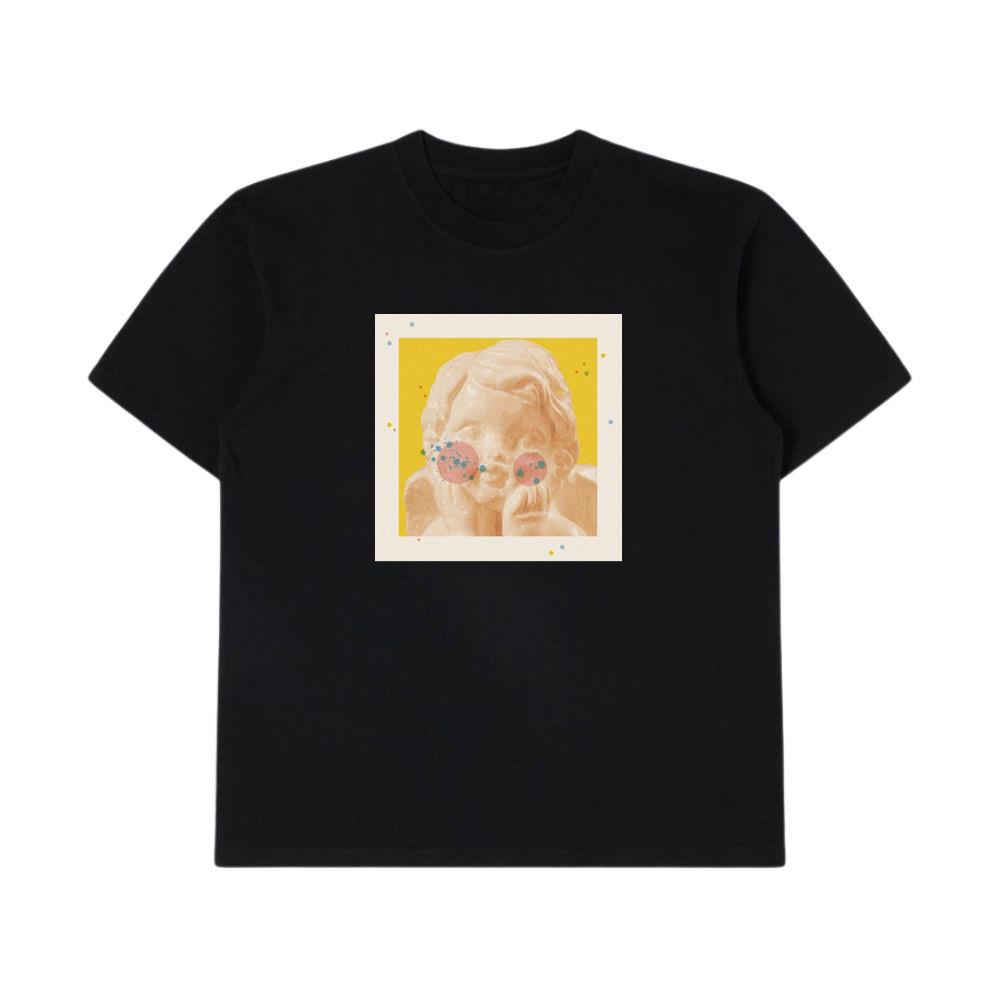 A Classical Sculpture with Color Spheres and Dots in a Surreal Arrangement T-Shirts