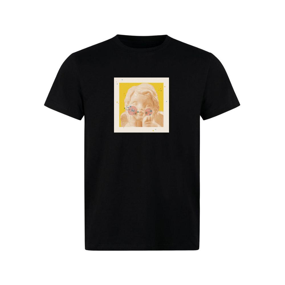 A Classical Sculpture with Color Spheres and Dots in a Surreal Arrangement TShirts Muckyknees