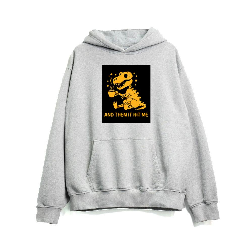 A Dinosaurs CoffeeFueled Epiphany Hoodies Bestbearshop