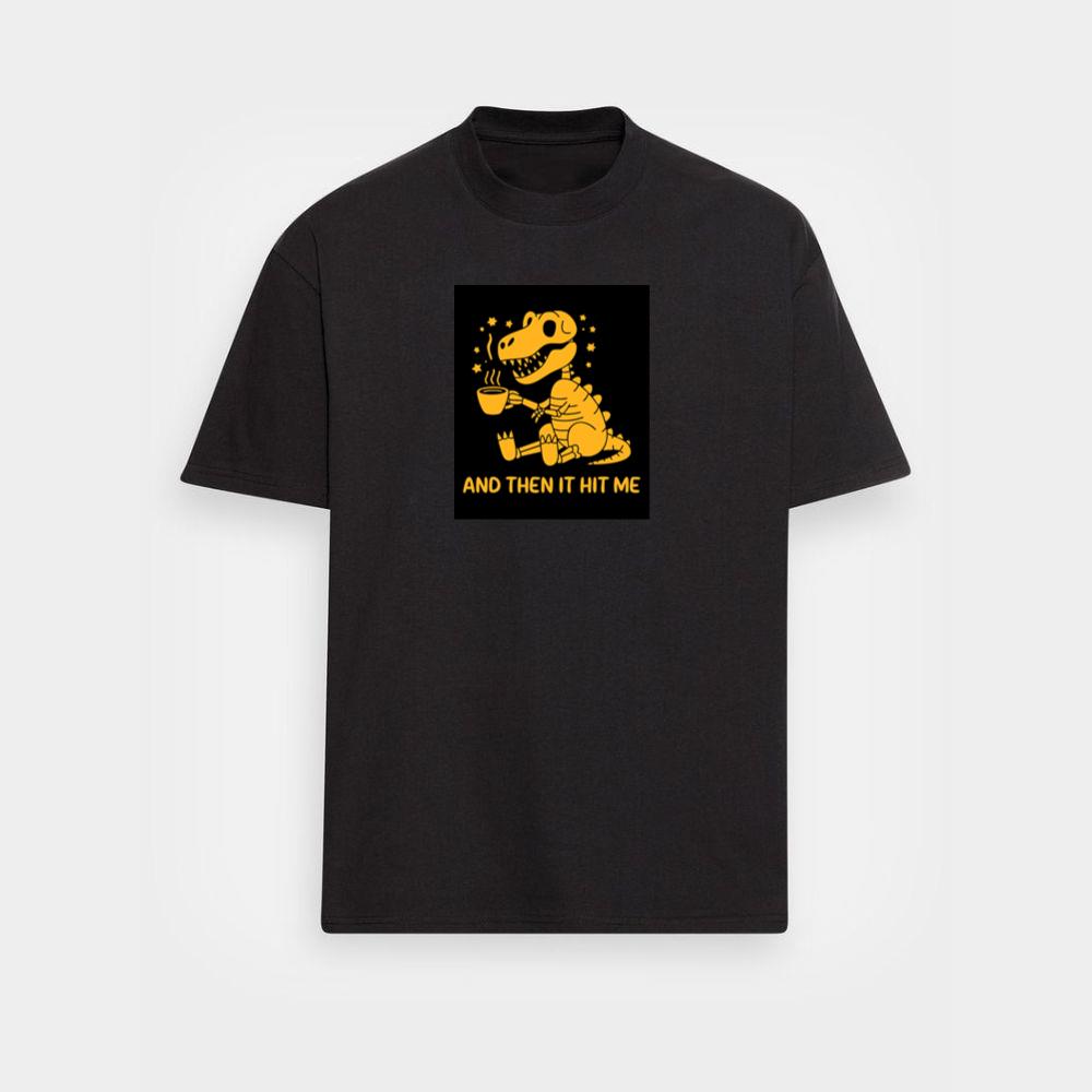 A Dinosaur's Coffee-Fueled Epiphany T-Shirts