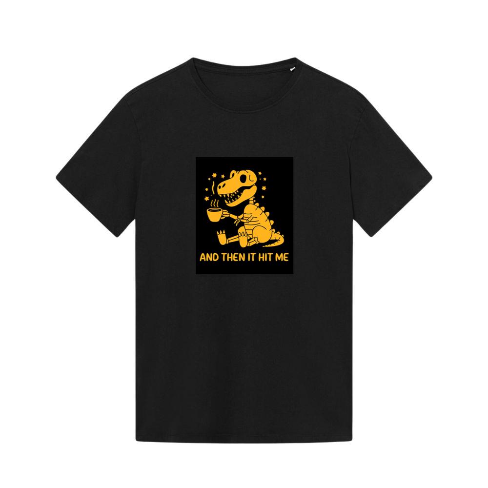 A Dinosaur's Coffee-Fueled Epiphany T-Shirts