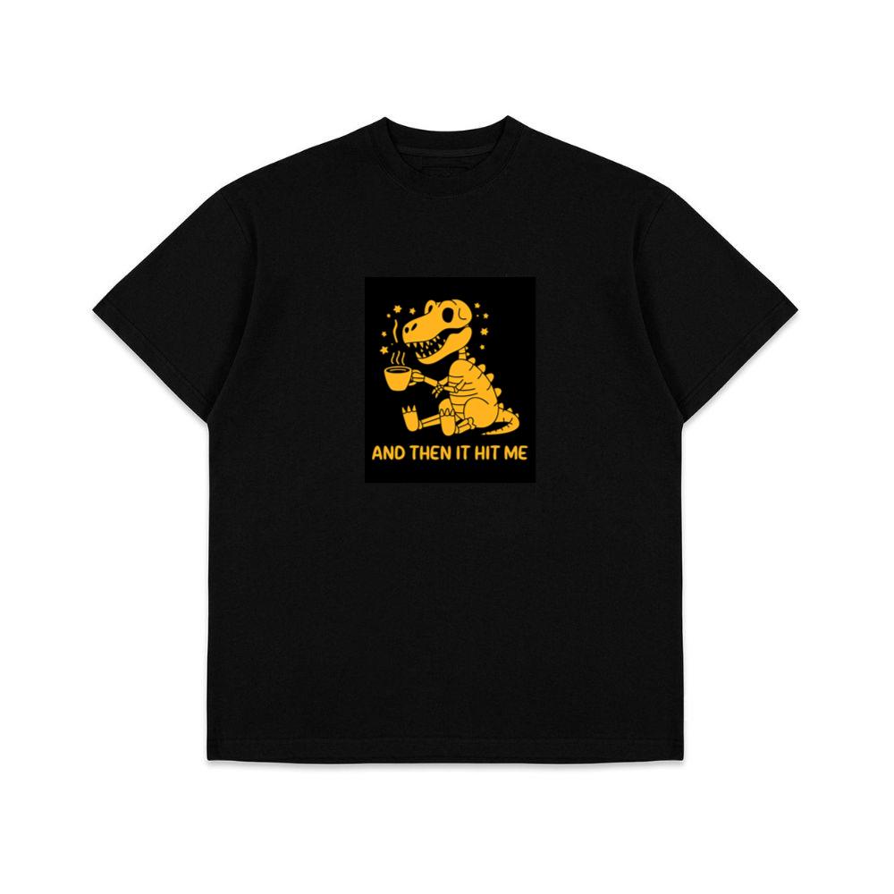 A Dinosaur's Coffee-Fueled Epiphany T-Shirts