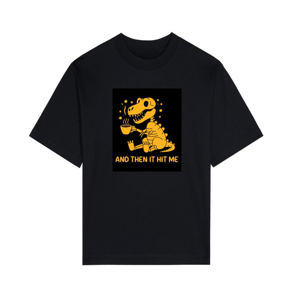 A Dinosaur's Coffee-Fueled Epiphany T-Shirts