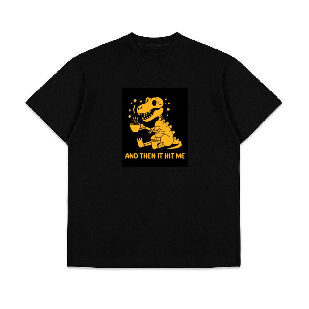 A Dinosaur's Coffee-Fueled Epiphany T-Shirts