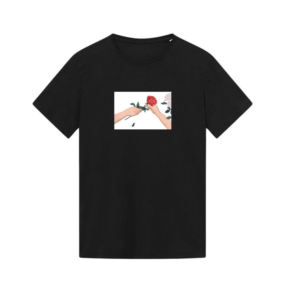 A Dramatic Image of a Floral Gift T-Shirts