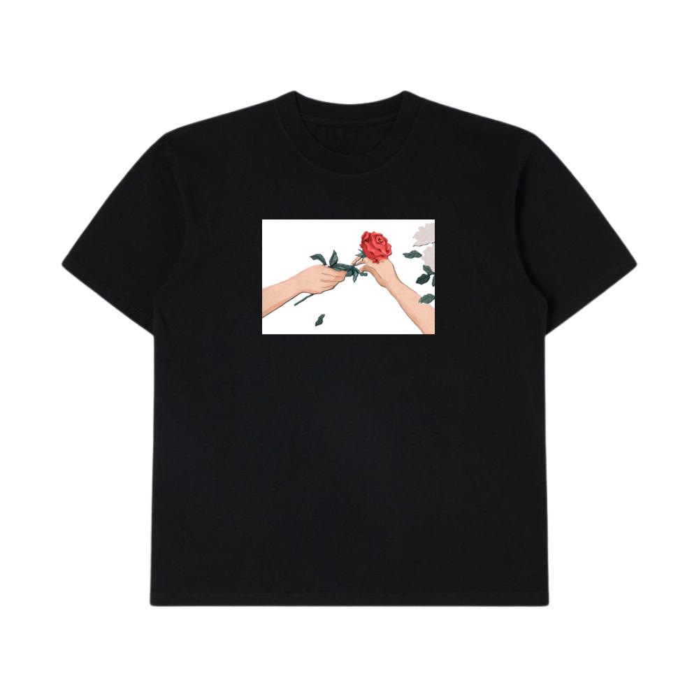 A Dramatic Image of a Floral Gift T-Shirts