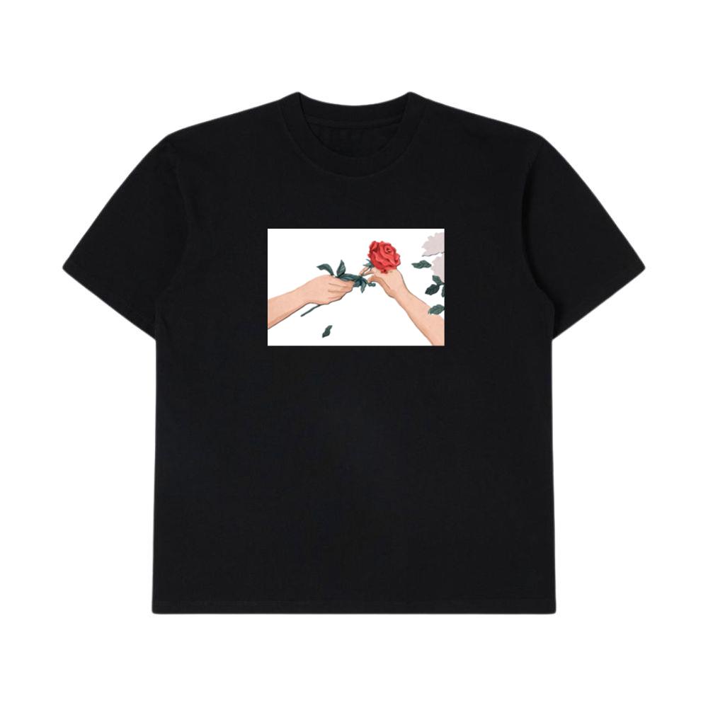 A Dramatic Image of a Floral Gift T-Shirts