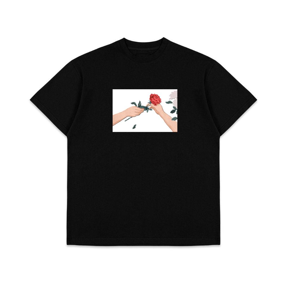 A Dramatic Image of a Floral Gift T-Shirts