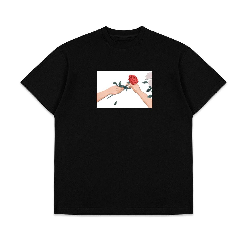 A Dramatic Image of a Floral Gift T-Shirts